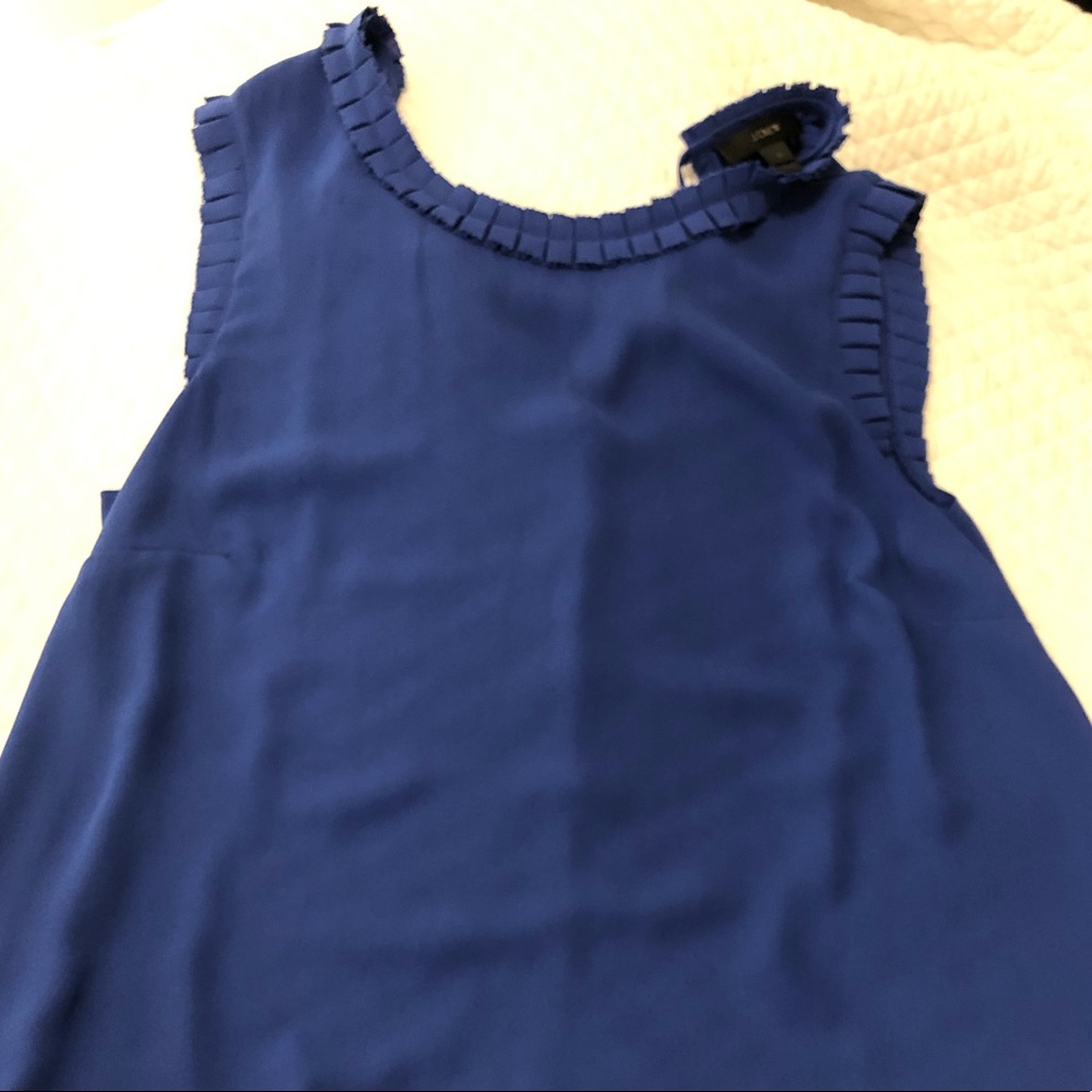 Jcrew royal blue blouse